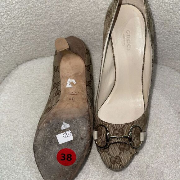 Gucci Heels Beige Color Size 38 - Picture 5 of 7